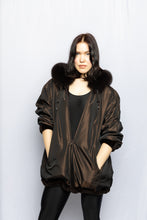 Load image into Gallery viewer, Dark Brown Sheared Mink Parka (Reversible to Taffeta)
