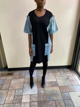 Load image into Gallery viewer, Black &amp; Denim Tunic
